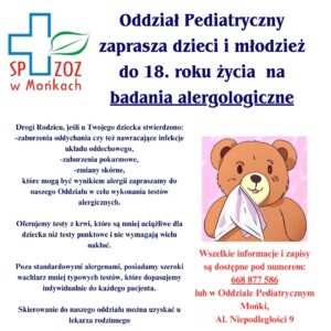 Oddział Pediatryczny zaprasza ...