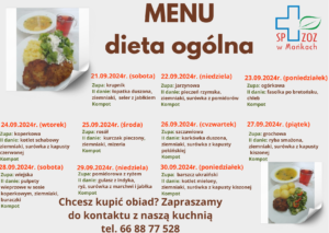 Menu 21.09.2024-30.09.2024r.