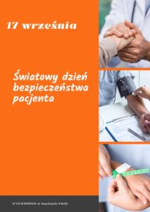 Światowy Dzień Bezpieczeństwa Pacjenta 17.09.2024r.