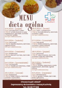 Menu 01.11.2024-10.11.2024r.