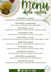 Menu 01.06.2025-10.06.2025r.