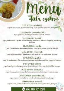 Menu 11.05.2025-20.05.2025r.